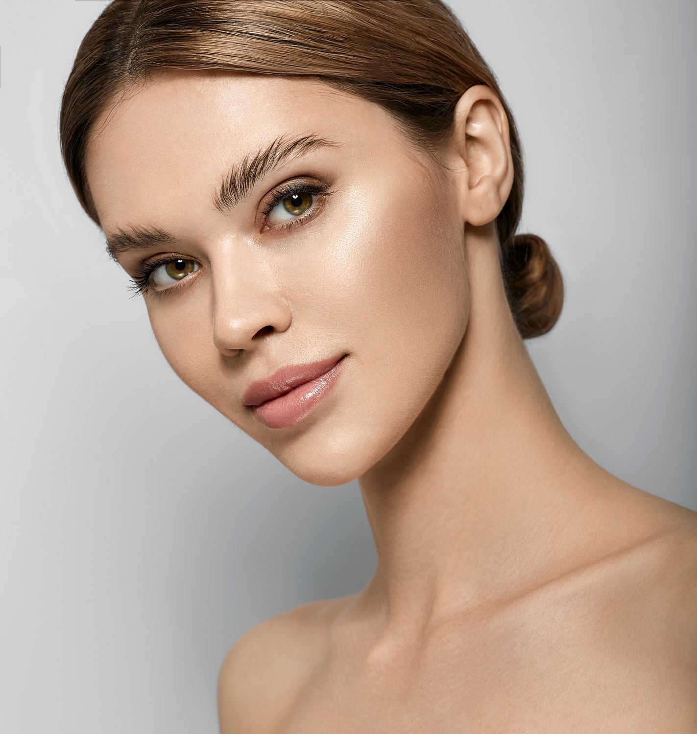 Portrait of a woman with a relaxed expression.