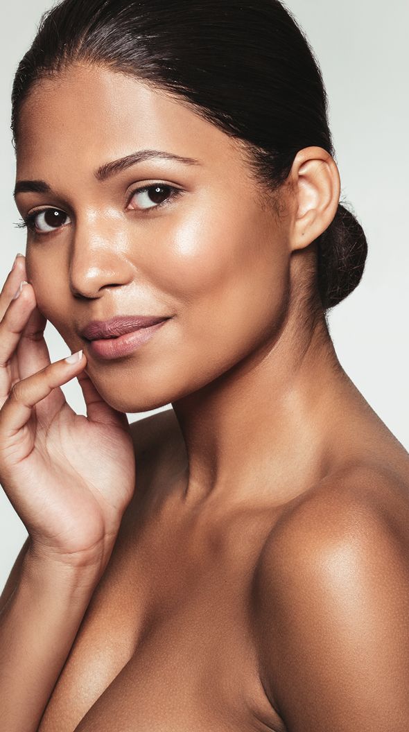Portrait of a woman with natural beauty.
